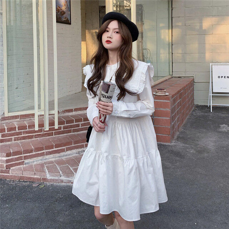 Lala Melty Aライン ワンピース ロリータ 原宿系 長袖 ワンピース Free S