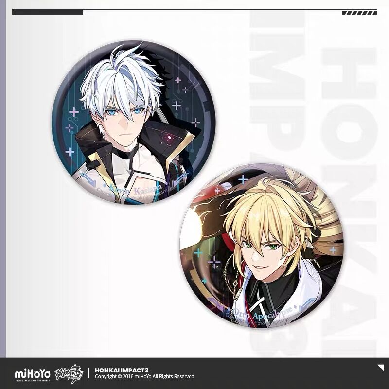 崩壊3rd 男性キャラクター缶バッジ 蘭蘭