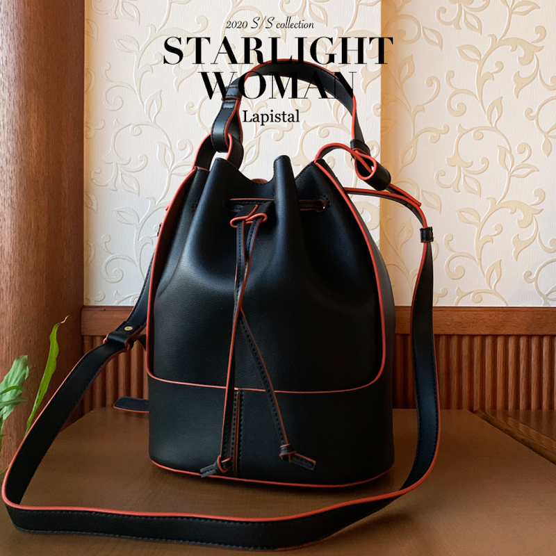 Lp 1 牛革巾着2wayバッグ Lapistal ラピスタル