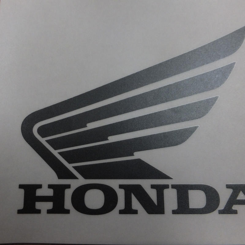汎用ホンダステッカー 黒 ニューウィング Cbgbxlcdftrcbxclslなどに 新品