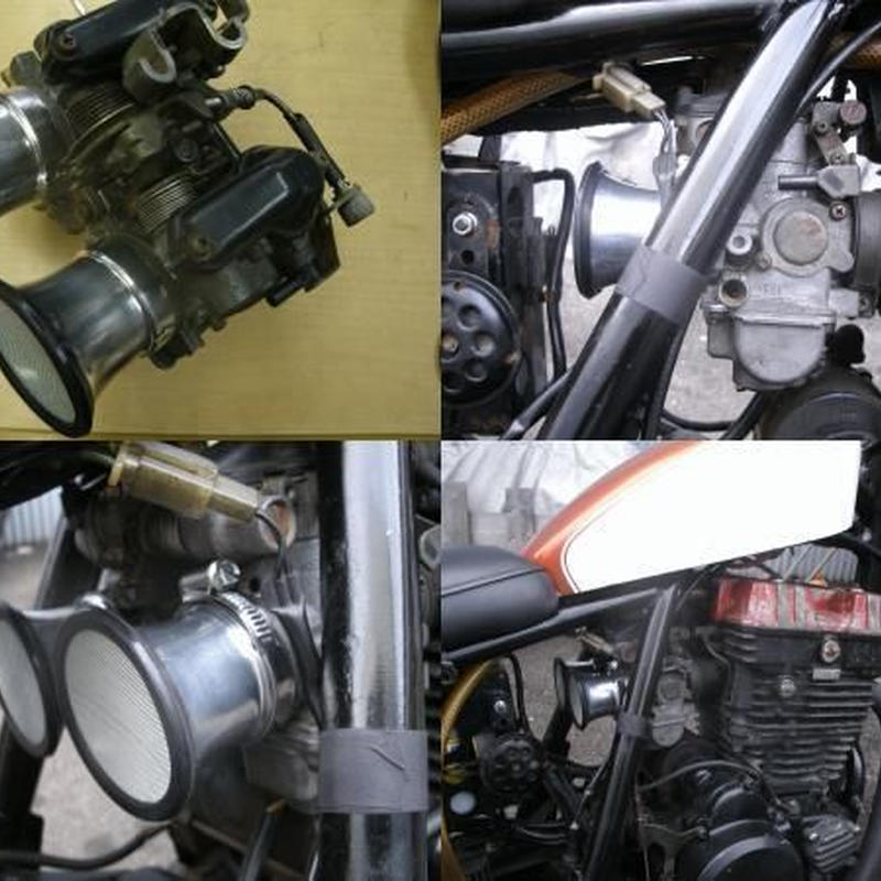 Gb250クラブマン 1型初期型ツインキャブ用ファンネル 新品 Laugh Nagoya