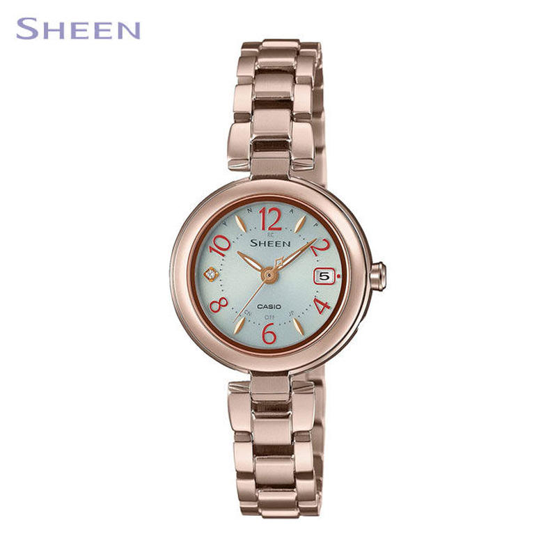 女性用 カシオ シーン 腕時計 レディース Casio Sheen 電波 ソーラー 防水