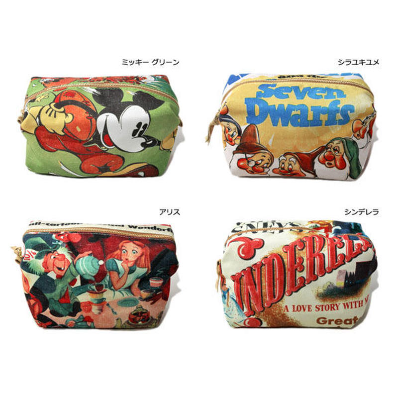 アコモデ ディズニー コラボ ポーチ 化粧ポーチ 小物入れ メンズ レディース Accommo