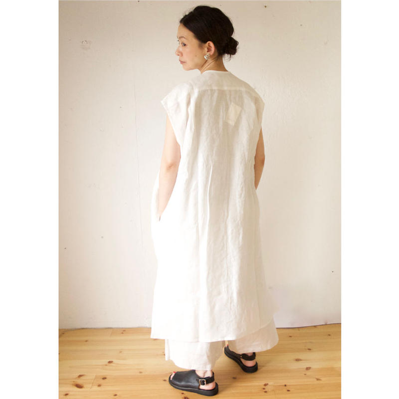 Honnete オネット P アイリッシュリネン ワンピース 限定カラー 期間限定特価 アイリッシュリネン
