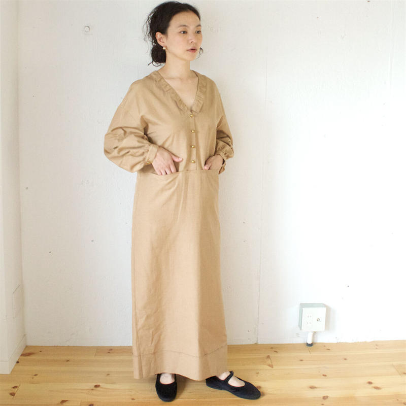 humoresque(ユーモレスク) リネンシルク ロングワンピース chelsea coll...