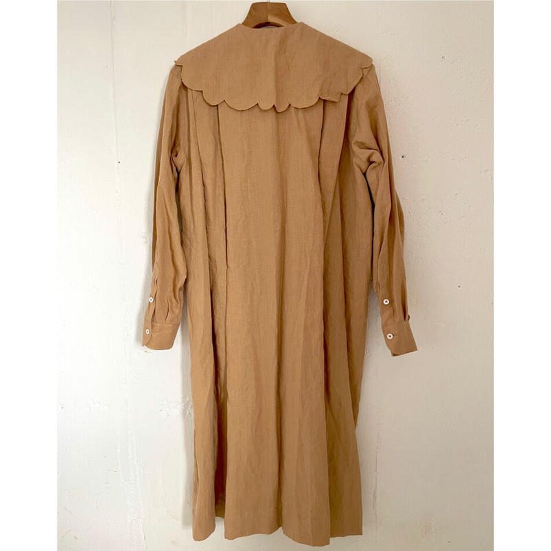 towavase トワヴァーズ artisan dress ワンピース キャメル towavase トワヴァーズ artisan dress ワンピース キャメル