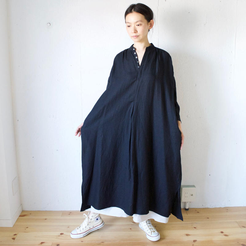 Suzuki Takayuki スズキタカユキ Peasant Dress レーヨンリネン