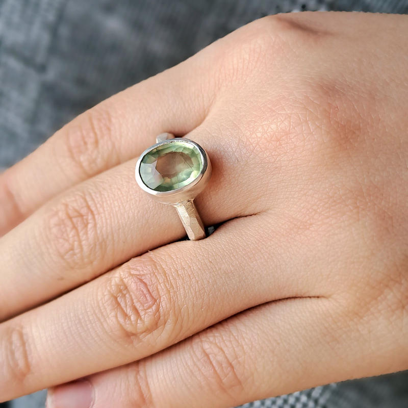 ヤマト工芸 【新品】プレナイト シルバーリング