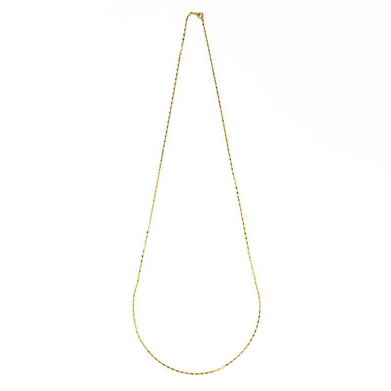 victoria long necklace yellow gold / pink gold victoria long necklace yellow gold / pink gold