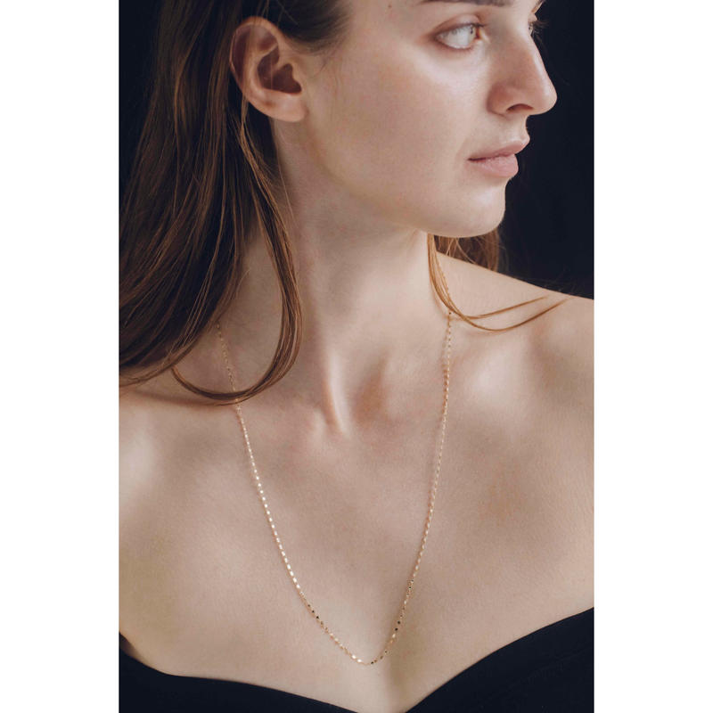 victoria long necklace yellow gold / pink gold victoria long necklace yellow gold / pink gold