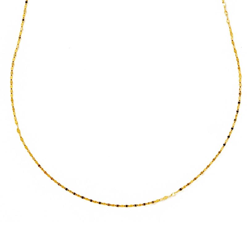 victoria long necklace yellow gold / pink gold victoria long necklace yellow gold / pink gold