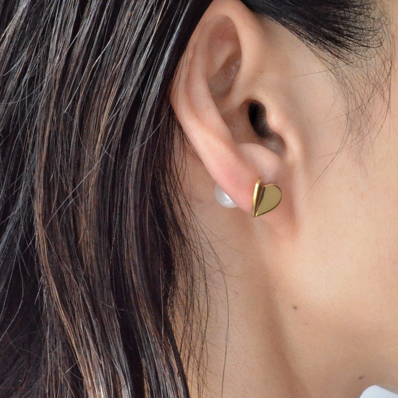 MAYU ハート ピアス 2個