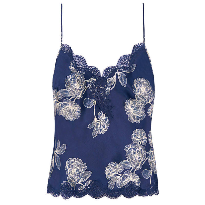 海★SybarisパープルスリップとAubadeキャミソールヴィンテージ AUBADE キャミソール 海☆SybarisパープルスリップとAubade