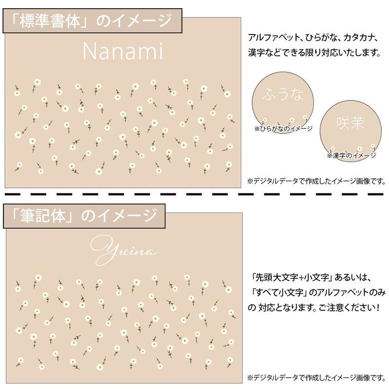 出産祝い 女の子 名前入りブランケット プティフローラル ベージュ 出産祝いのお店 レヴ