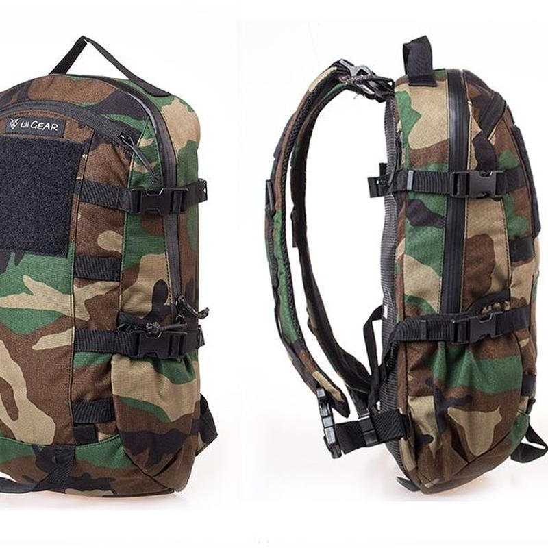 【正規取扱店】 Lii Gear Mr. Big 13L 迷彩柄/Dyneema バックパック - 個人装備