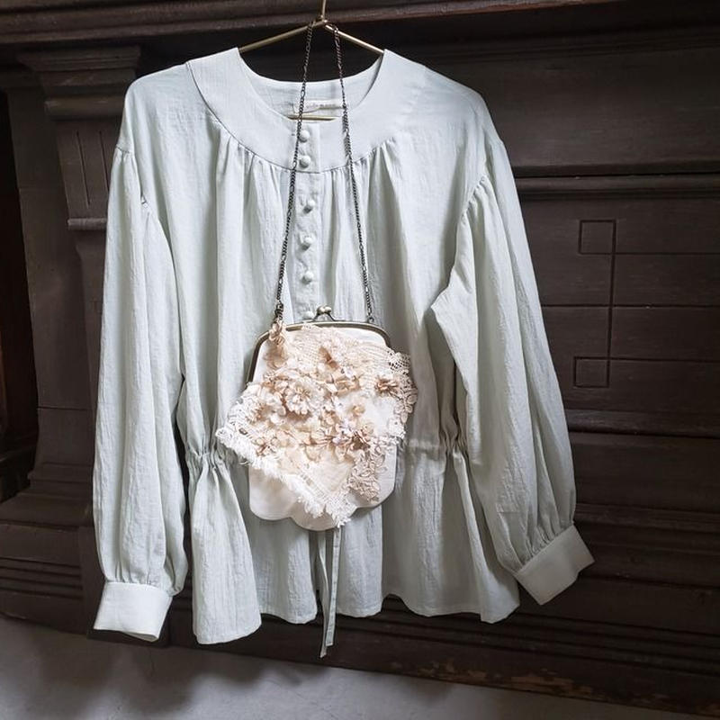 online限定*】紅茶染めレースのがま口バッグ | Lilaf -m.soeur onli online限定*】紅茶染めレースのがま口バッグ | Lilaf -m.soeur onli