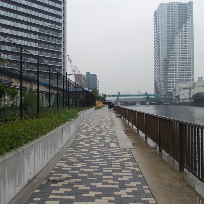 朝潮運河縁 黎明橋公園先 東京ロケハンｎａｖｉ 画像販売