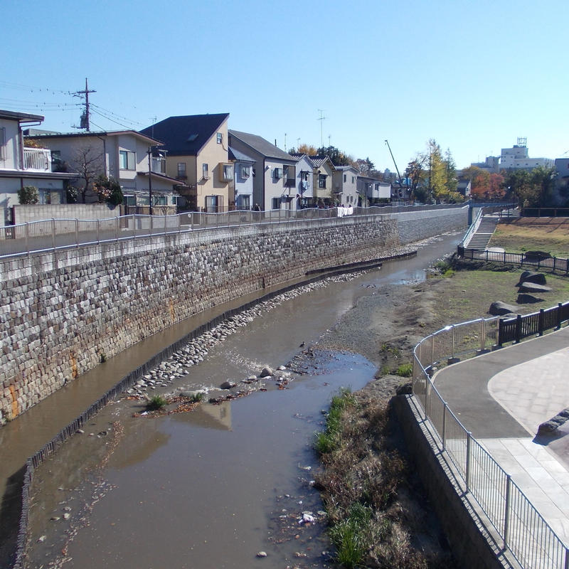善福寺川 武蔵野橋より熊野橋側 東京ロケハンnavi 画像販売 善福寺川 武蔵野橋より熊野橋側 東京ロケハンnavi 画像販売