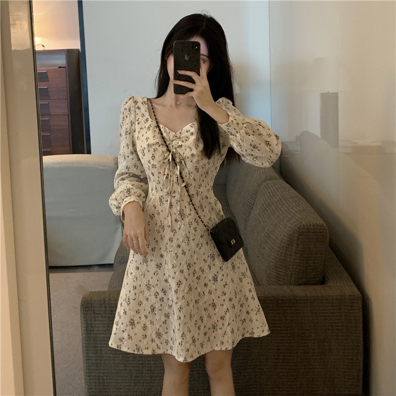 送料無料 ヴィンテージ 昭和レトロ 古着 ロングワンピース 東京ブラウス レトロガーリー 長袖ワンピース 花柄ワンピース ビンテージ 美品 ヴィンテージ 昭和レトロ ロングワンピース 開襟 長袖 ブラック 黒 Toyama Th Tym Ed Jp