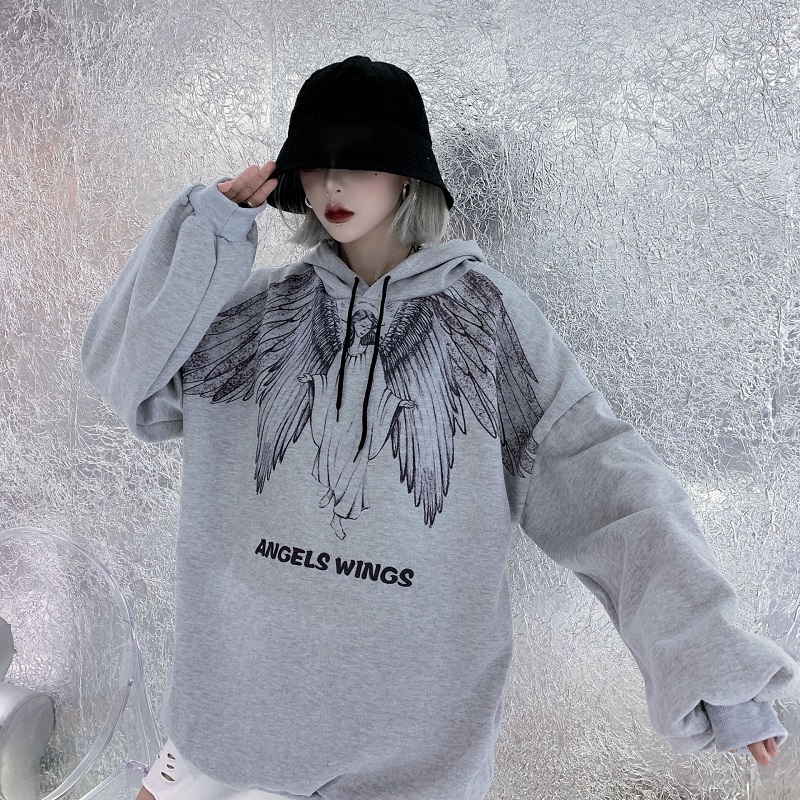 プルオーバー パーカー ユニセックス プラスベルベット 韓国ファッション メンズ レディース