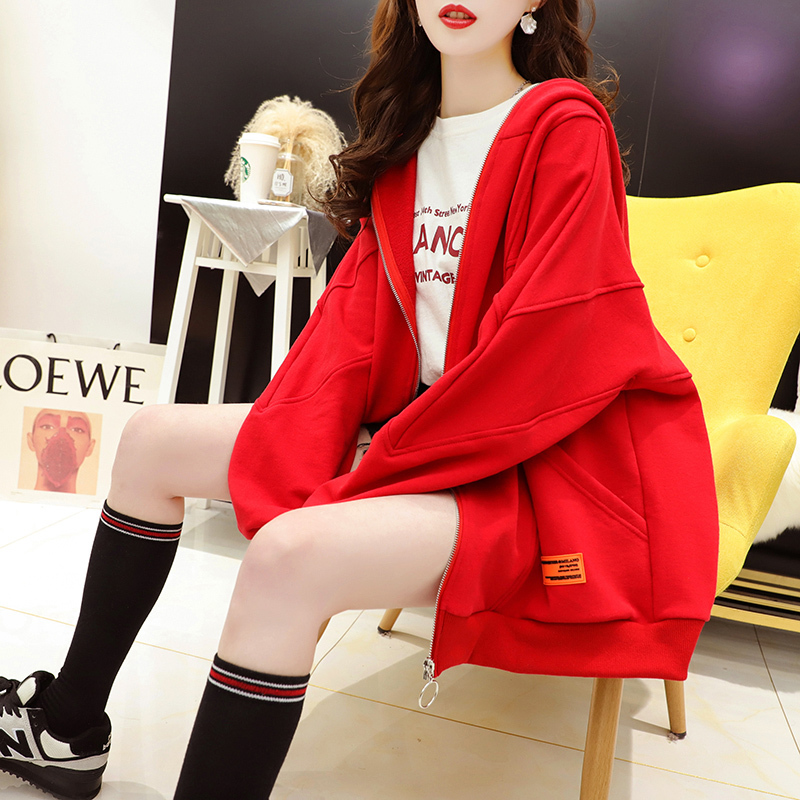 うさ耳 パーカー フルジップアップ 薄手 オーバーサイズ 韓国ファッション レディース トップ