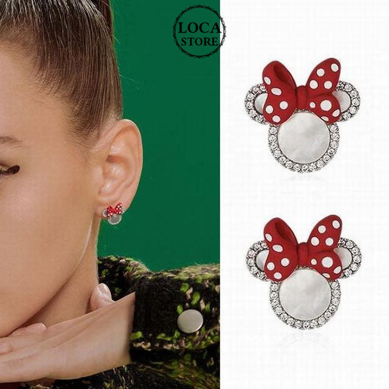 両耳 ピアス ディズニー Disney ミニーマウス ミニー キラキラ コラボ キラキラ シェ 両耳 ピアス ディズニー Disney ミニーマウス ミニー キラキラ コラボ キラキラ シェ