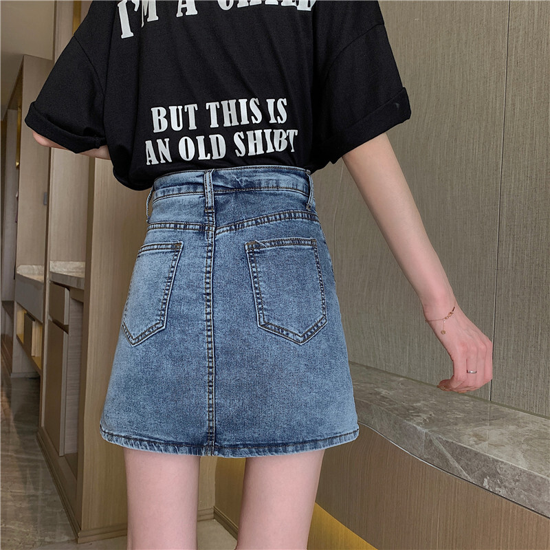 デニムスカート ショートパンツ 韓国ファッション レディース スカート ショート丈 ミニスカー