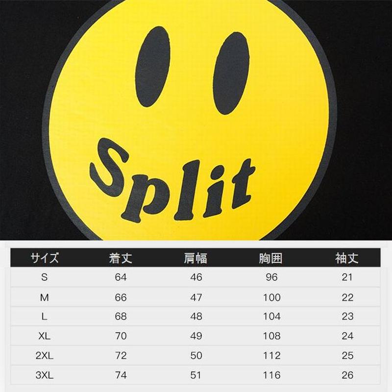 ユニセックス Tシャツ 半袖 メンズ レディース スマイル ニコちゃんマーク スマイリーフェイ