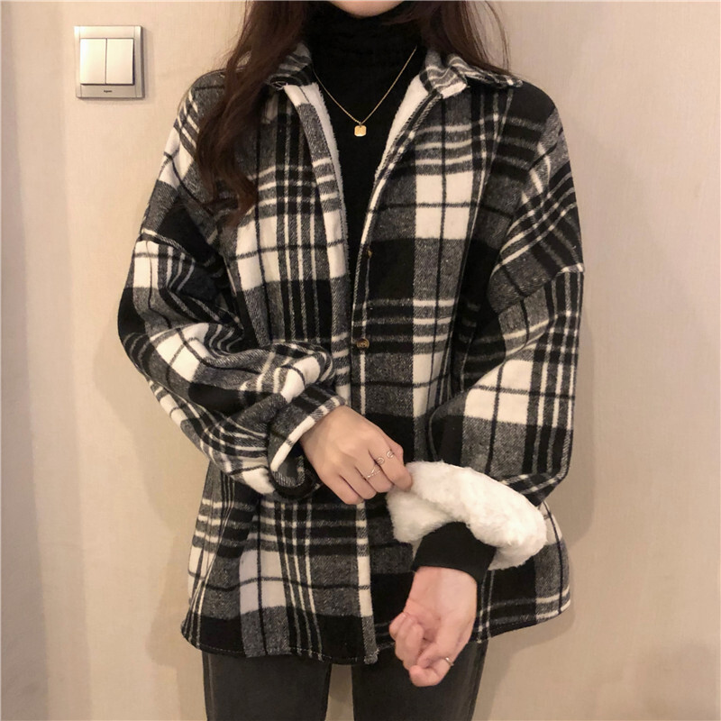 裏起毛 チェック柄 シャツ ジャケット アウター 厚手 暖かい チェックシャツ 長袖 ゆったり... 裏起毛 チェック柄 シャツ ジャケット アウター 厚手 暖かい チェックシャツ 長袖 ゆったり...