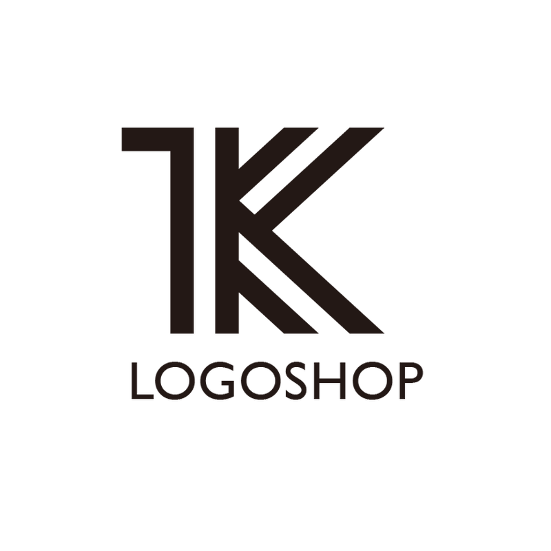 二重線で強調するk アルファベット K 強さ 誠実 高級感 かっこいい おしゃれ It インタ