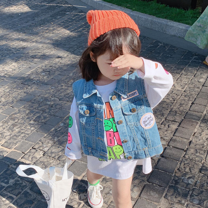 韓国子供服 カラフル 長袖tシャツ キッズ ジュニア ガールズ 女の子 メンズ 男の子 ダン