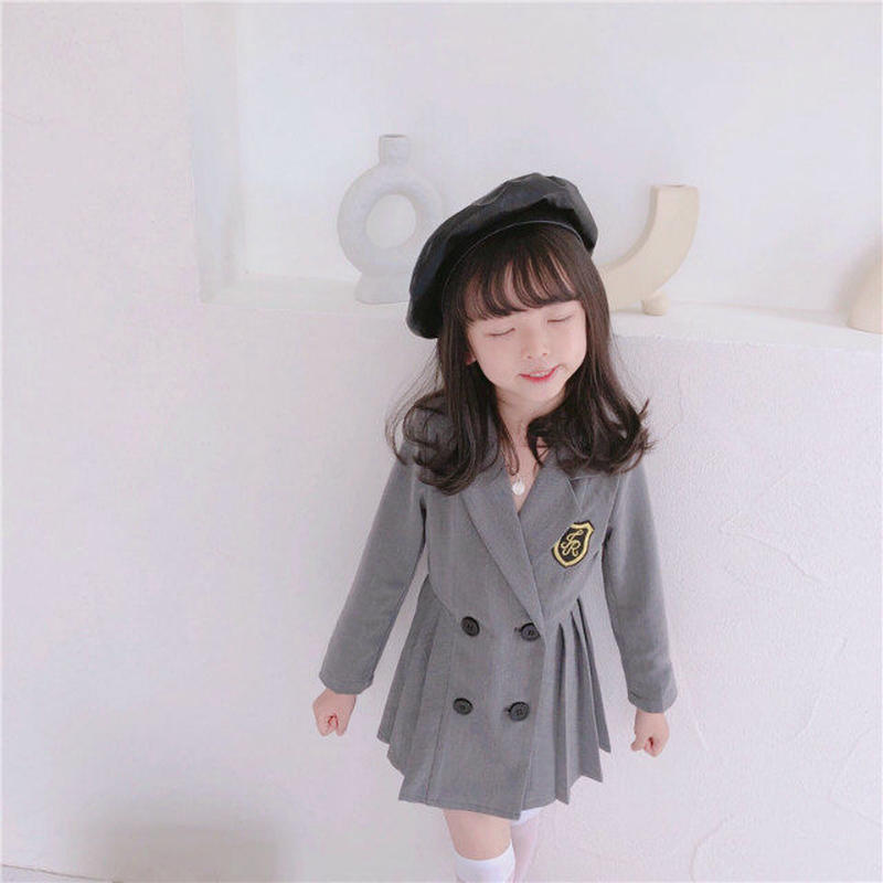 韓国子供服 キッズ ダブルボタンフォーマルワンピースフォーマル 女の子 キッズ フォーマル 9