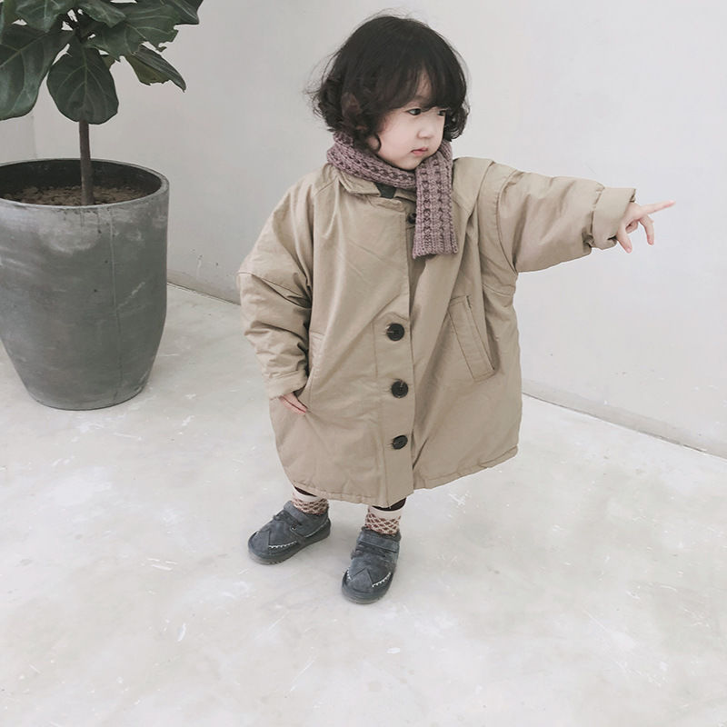 売り尽くしセール 韓国子供服 中綿コート ダウンコート ダウンジャケット 子供コート キッズ 男の子 防寒 帽付 おしゃれ 女の子 裏起毛 ロング丈コート 厚 アウトレット Ggjapan Jp