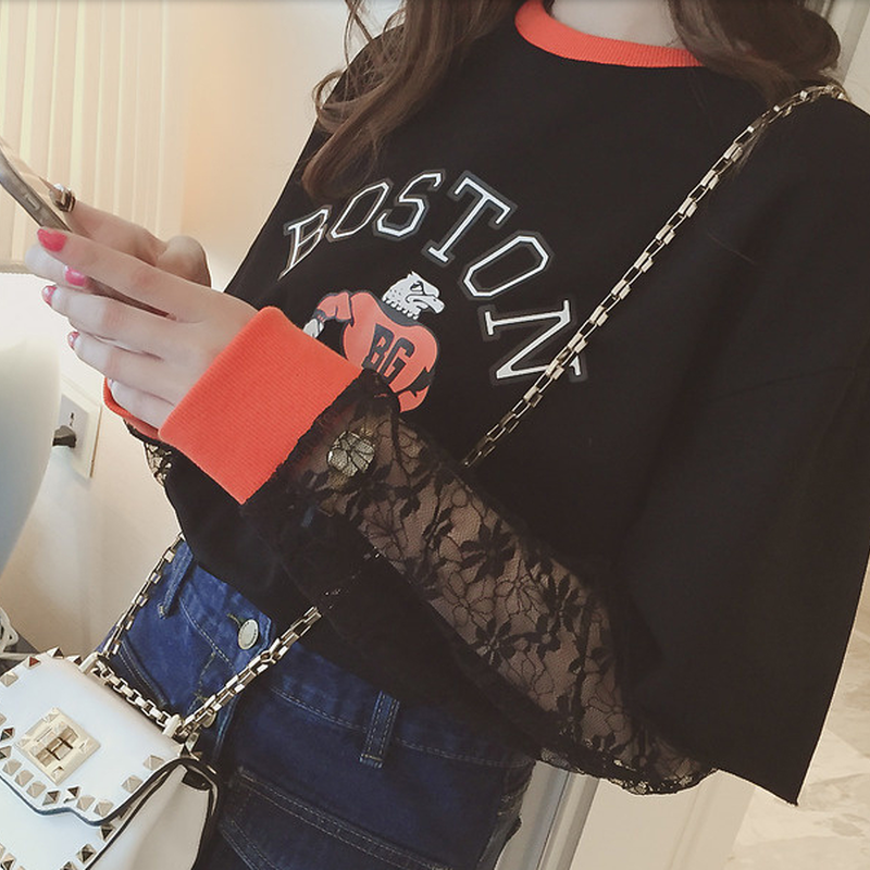 トップス Tシャツ レース ロンt レディース 重ね着風 カジュアル 個性的 シンプル 日焼け トップス Tシャツ レース ロンt レディース 重ね着風 カジュアル 個性的 シンプル 日焼け