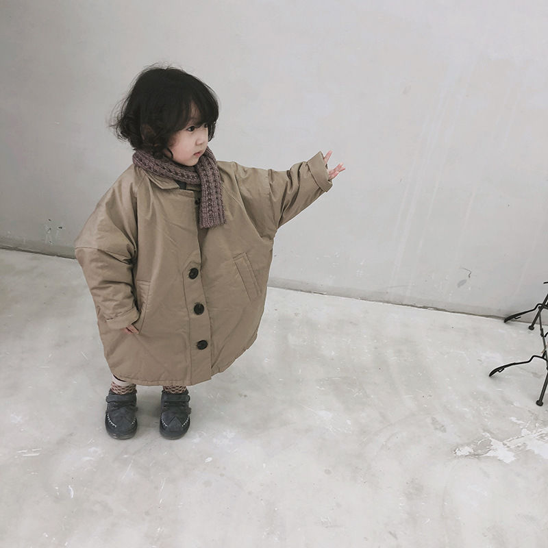 韓国子供服 コート アウター ロング丈 中綿 ジャケット アウター コート キッズ 子ども ダ
