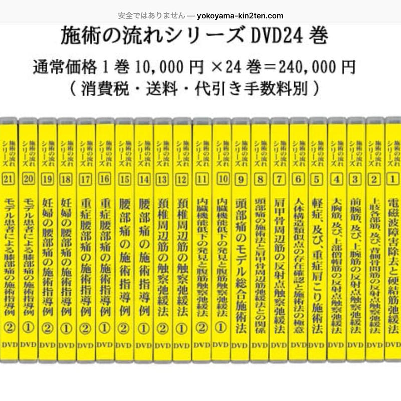 横山式筋二点療法/基本DVD3巻セット | Enjoy Life 24