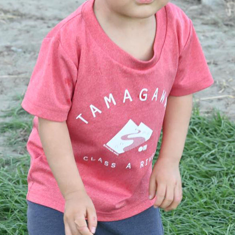 キッズtシャツ オリジナルキッズtシャツ 蛍光ピンク Tamagawa Goods S