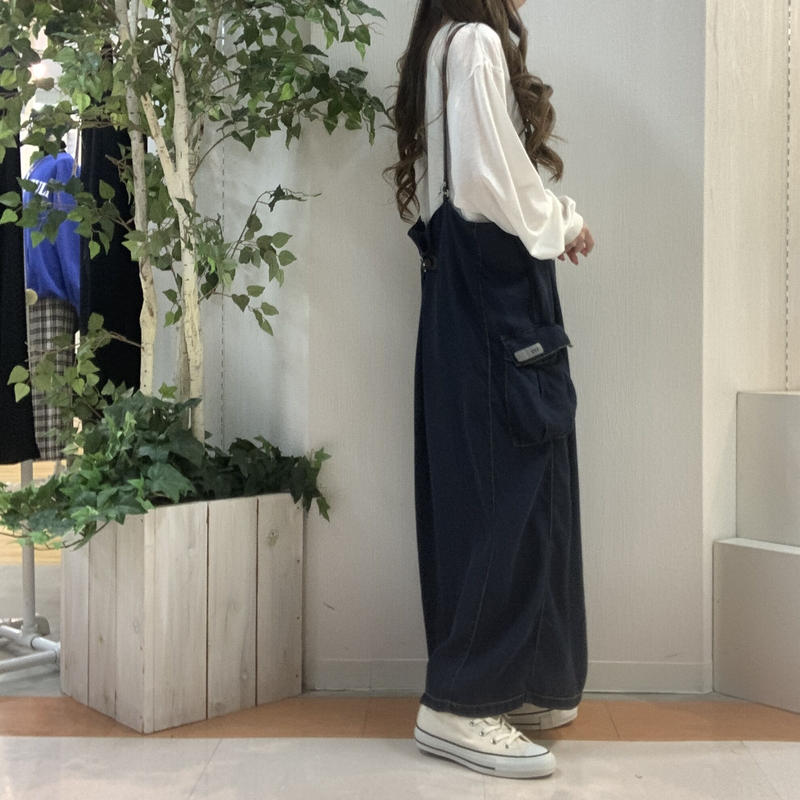 きれい ayane（アヤン）テンセルデニムカーゴジャンパースカート