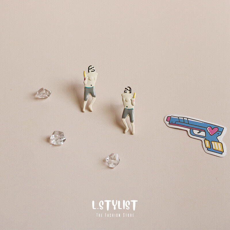 オーダー商品 変なおっさん面白いピアス L Stylist Store オーダー商品 変なおっさん面白いピアス L Stylist Store