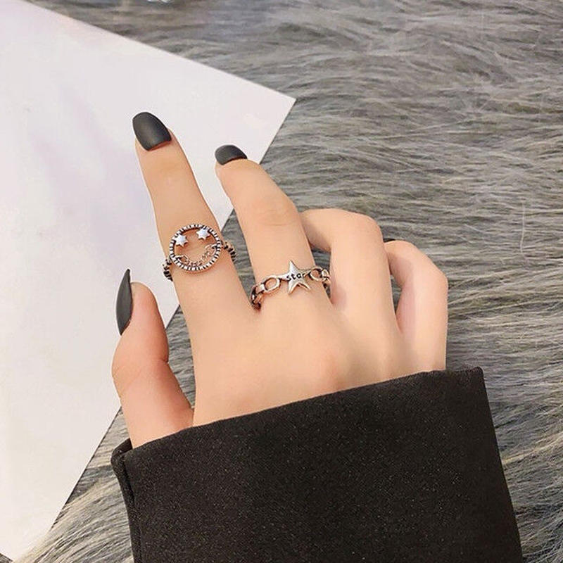 割引発見 ニコちゃんマークの指輪 指輪入れ付き 新品 リング