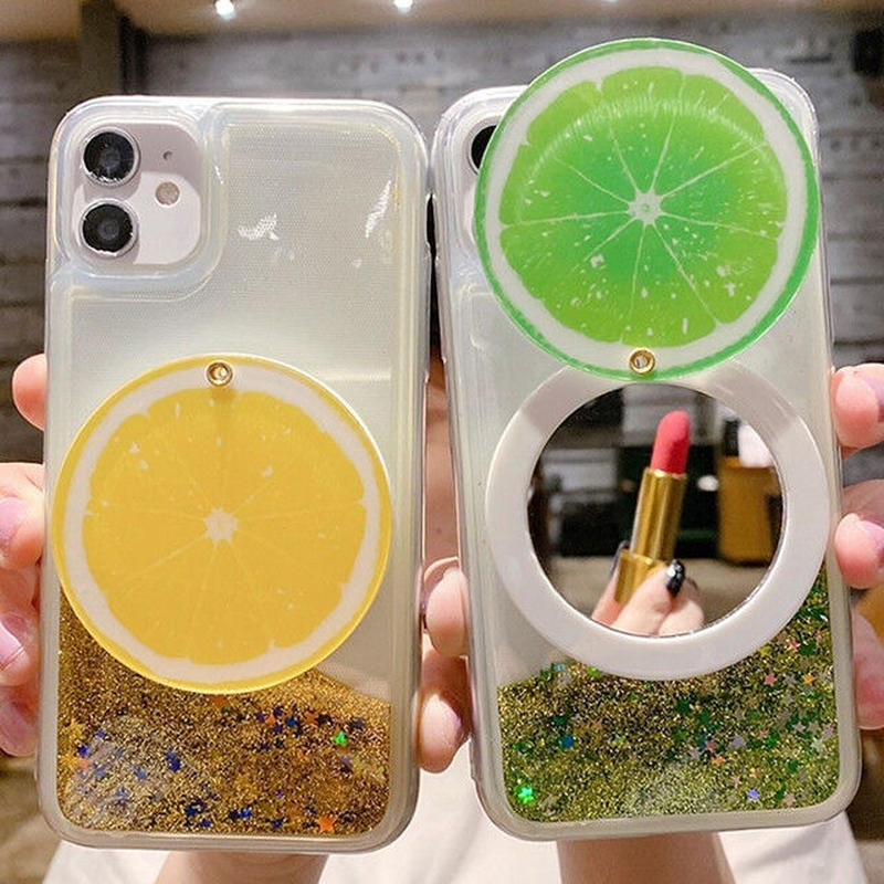 お取り寄せ商品 Iphone Case ケース Iphone12 フルーツ レモン ミラー