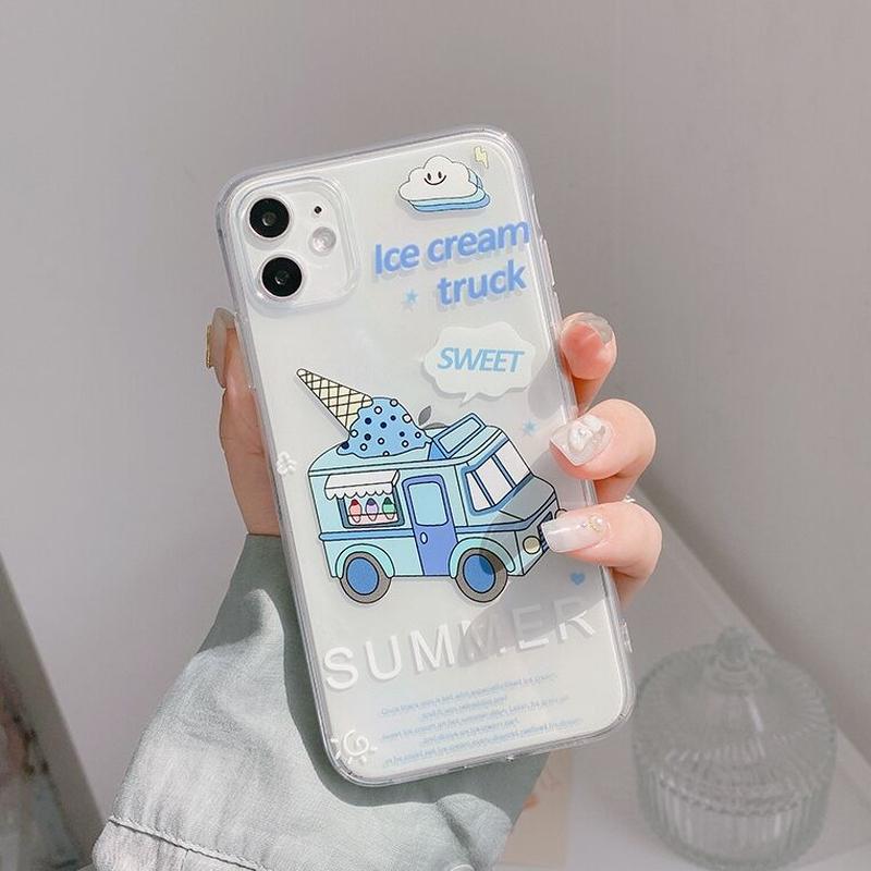 お取り寄せ商品 Iphone Case ケース Iphone12 アイスクリームカー Ice