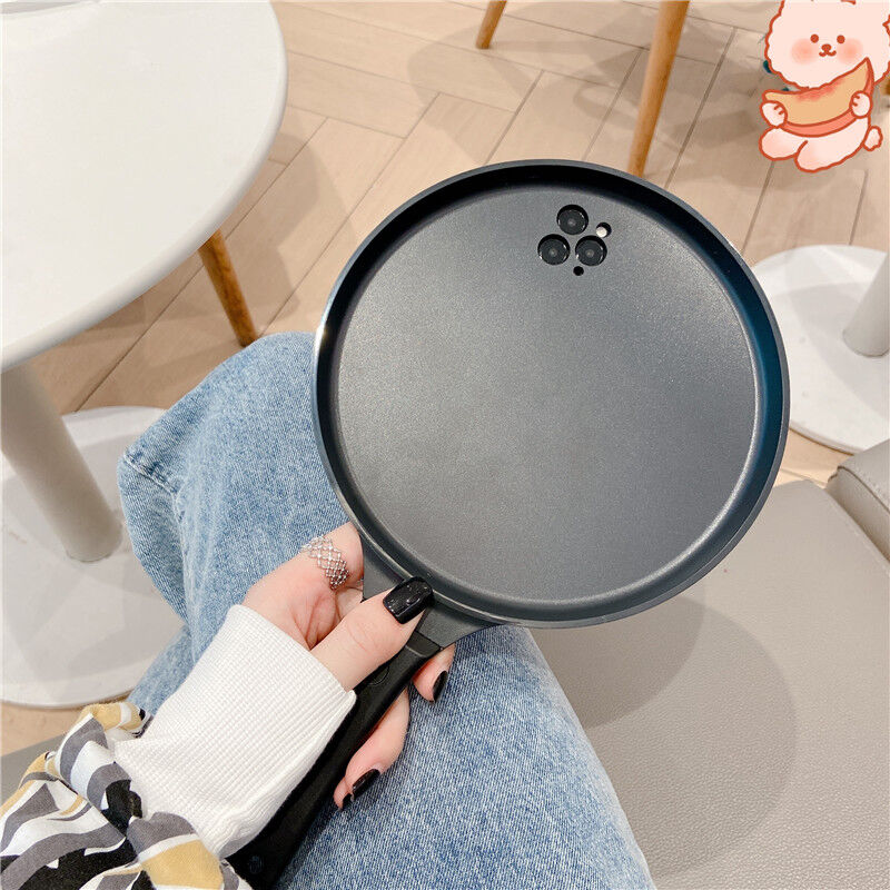 お取り寄せ商品 Iphoneケース Iphone12 スマホケース フライパン 面白い 個性