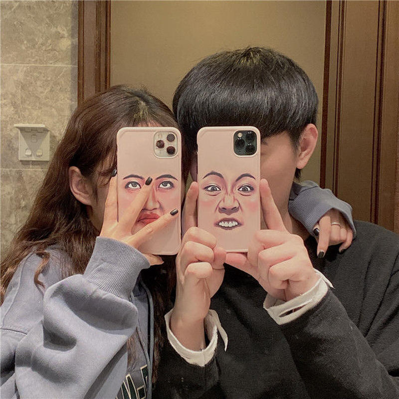 お取り寄せ商品 Iphone Case ケース Iphone12 面白い ユニーク フェイス お取り寄せ商品 Iphone Case ケース Iphone12 面白い ユニーク フェイス