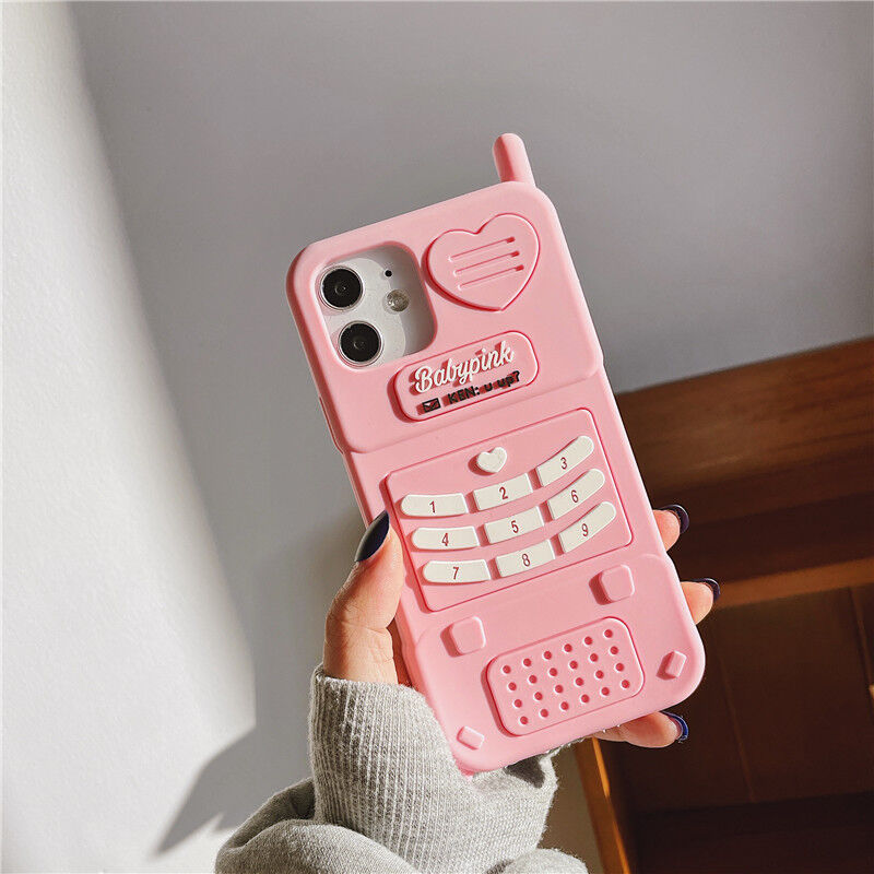 お取り寄せ商品 Iphoneケース Iphone12 テレフォン 電話 ピンク 可愛い キ