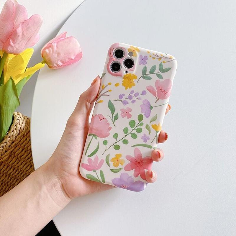 お取り寄せ商品 Iphoneケース Iphone12 花柄 フラワー Flower かわいい