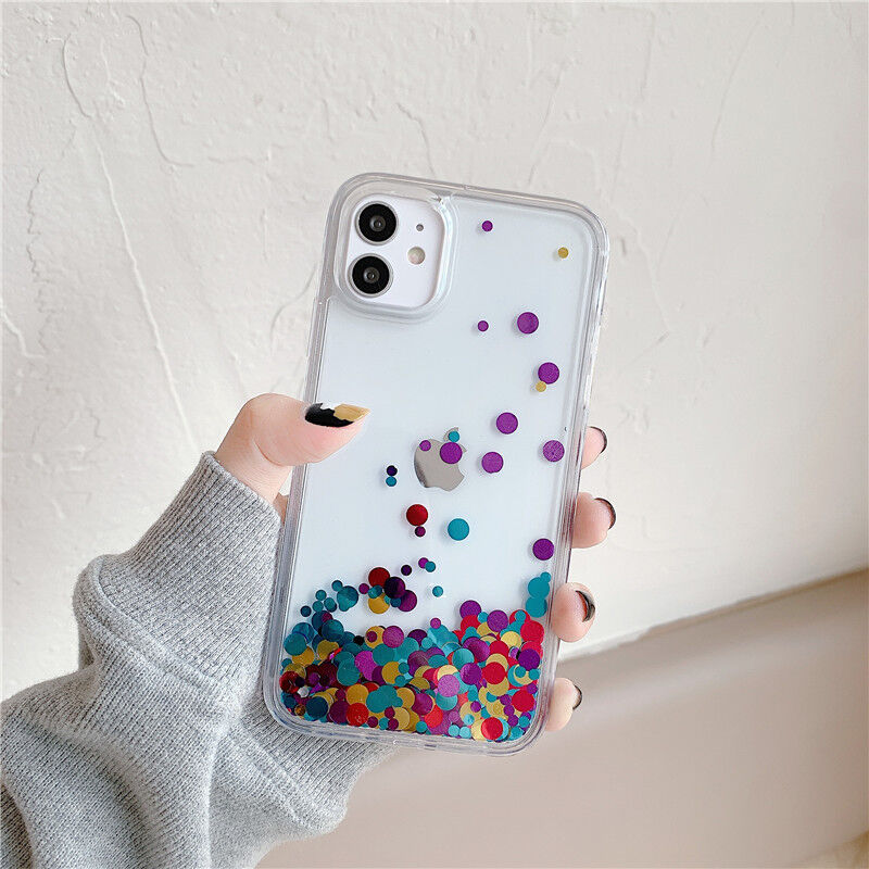 お取り寄せ商品 Iphoneケース Iphone12 キラキラ スパンコール クリア 透明