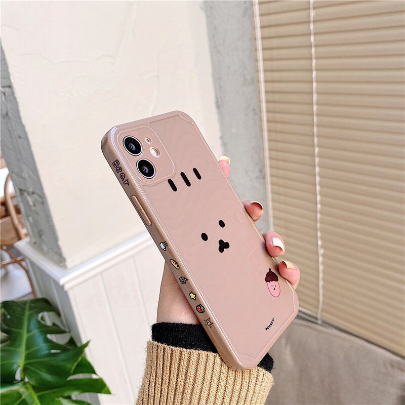 お取り寄せ商品 Iphoneケース Iphone12 キュート サイドイラスト アニマル ク