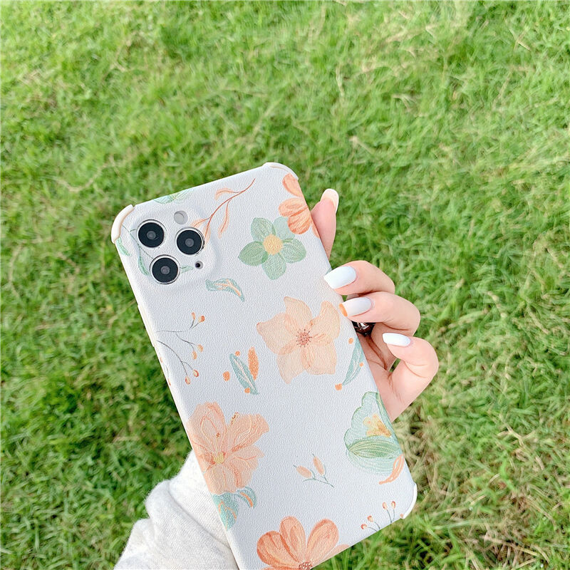 お取り寄せ商品 Iphoneケース くすみカラー 花柄 フラワー お花 きれいめ 上品 シッ