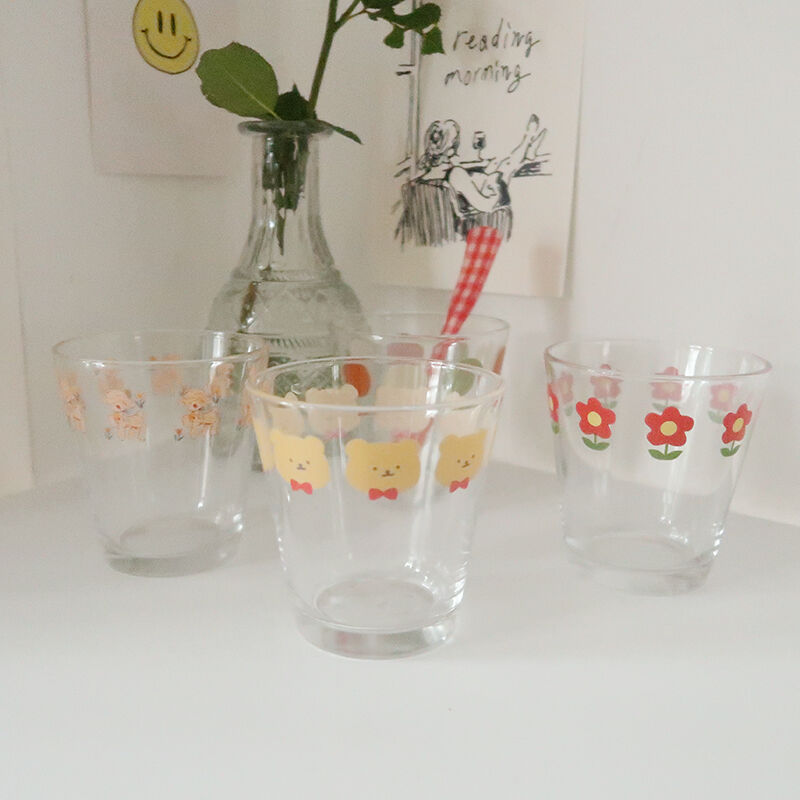 お取り寄せ商品 グラス コップ ミニグラス Flower Bear ドット 羊 かわいい ド